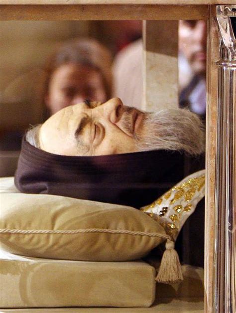 Padre Pio Remains To Rome Next Month English Ansait