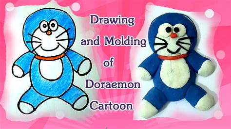 How To Draw And Mold Doraemon Cartoon Step By Step For Children