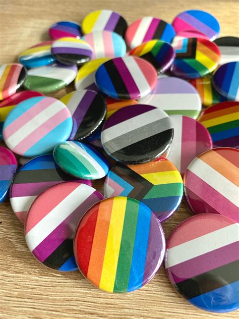 Bulk Order Pride Buttons Lgbt Pride Pins Gay Pride Lesbian Etsy