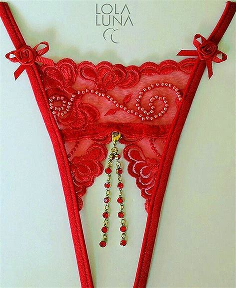 Crotchless Panties Lingerie Panties Red Lingerie Lingerie Outfits