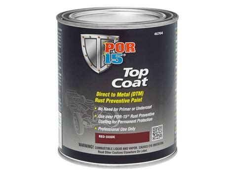 Polywash bottle and (10) ultra micro pro18 towels. TOP COAT POR-15 Red Oxide gallon Top Coat - #POR-TCROG ...
