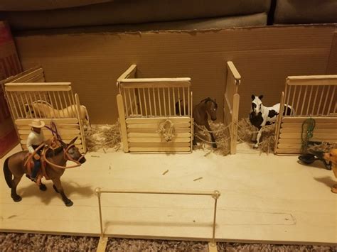Right Section Of Stalls In The Diy Schleich Stable Fyi I Love Mules