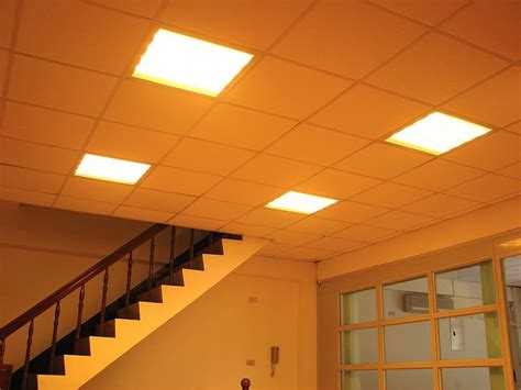 How to choose and install a suspended ceiling including a guide to fitting ceiling tiles. File:3000K LED T-Bar Ceiling Light.JPG - Wikipedia