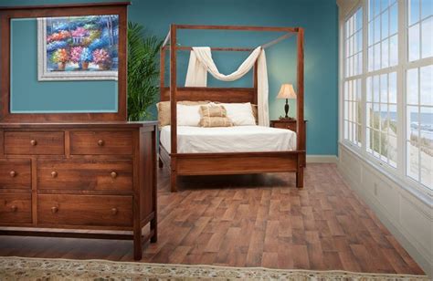Types of furniture furniture styles bedroom furniture furniture design bedroom decor bedroom ideas colonial bedroom colonial furniture history of furniture: Modern Shaker Style Canopy Four Piece Bedroom Set from ...