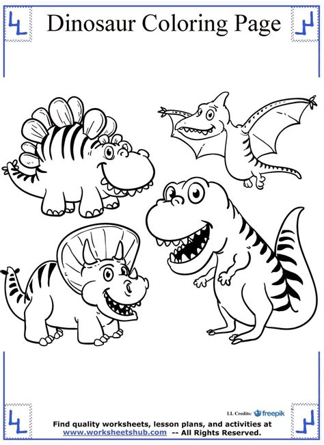 Preschool Easy Dinosaur Coloring Pages Favorite Dinosaur Books For