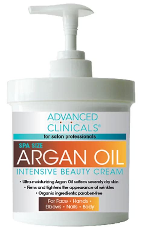 Advanced Clinicals Argan Oil Beauty Cream Shop Bath And Skin Care At H E B