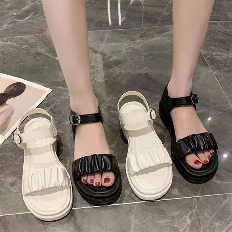 ah sandals for women new korean casual flat sandals shopee philippines