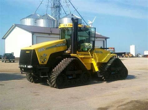 Yellow 485 Steiger Tractor Landbouw Steigers