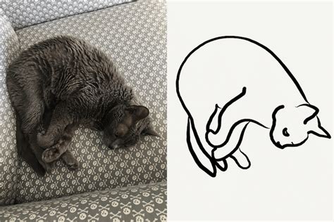 Minimal Cat Art Is A Subreddit Where People Share Their Simple Cat Drawings