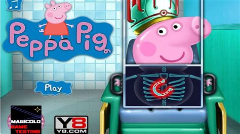 Y8 Games To Play Peppa Pig Doctor Gameplay On 2016 Youtube