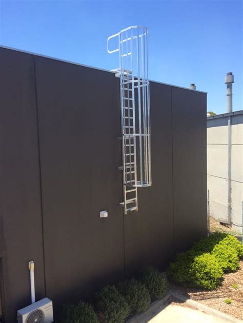 Caged Ladder Melbourne Safety Plus Australia