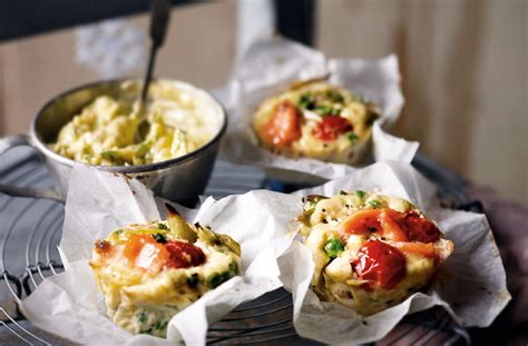 Kick off your dinner parties in style with our super starter food ideas. Mini salmon frittatas with dill béarnaise | Tesco Real Food