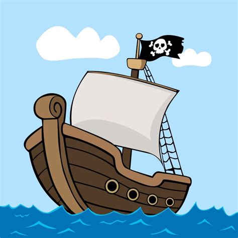 Pirate Ship Cartoon Images Pirate Ship Cartoon Bodenowasude
