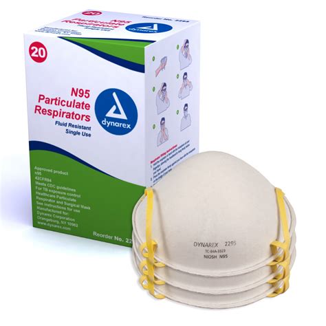 N Particulate Respirator Mask Molded Box Bx