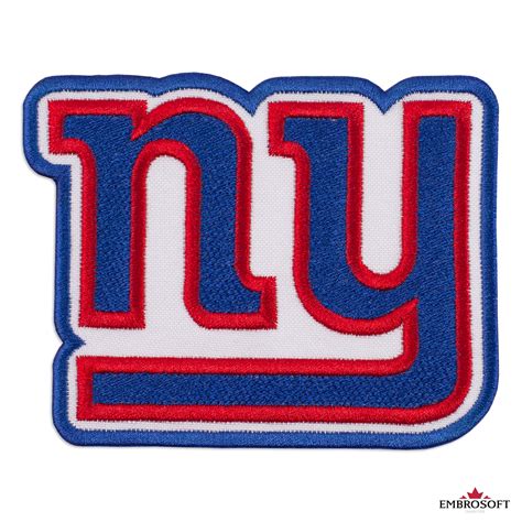 New York Giants Patch Nfl Sports Team Logo Size 39 X 3 Inches