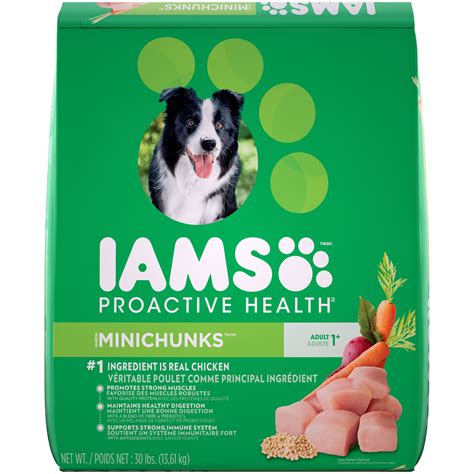 You can get the best discount of up to 65% off. Iams MiniChunks Dog Food, Proactive Health, 1-6 Years, 30 ...
