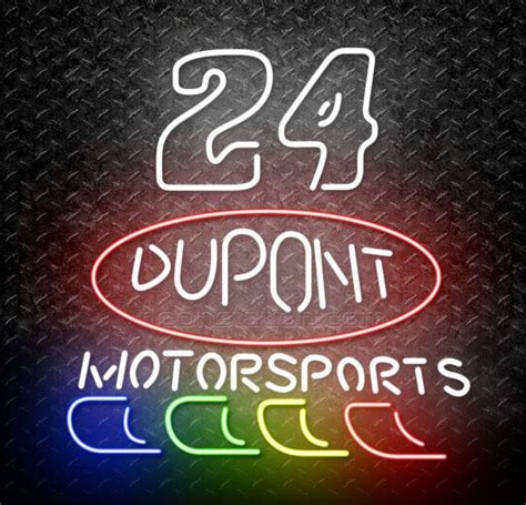 Buy Nascar Dupont Motorsports 24 Neon Sign Online Neonstation