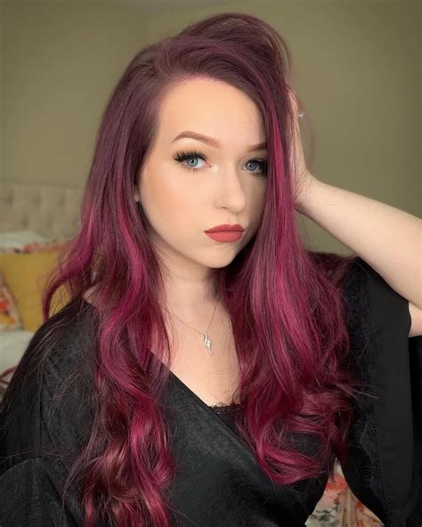 Sally Beauty On Instagram To Get Her Rich Fuchsia Hair Tone