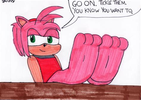 Amy Rose Feet Tickle Fruitgems Giant Amy Rose Her Feet And Me By