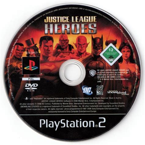 Justice League Heroes 2006 Playstation 2 Box Cover Art Mobygames