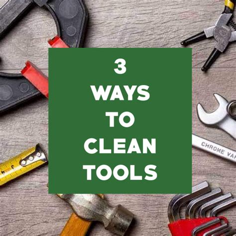 3 Ways To Clean Tools Apc Pure