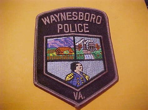 Waynesboro Virginia Police Patch Shoulder Size Unused Ebay