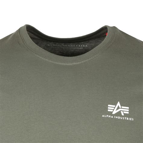 Alpha Industries Basic Small Logo T Shirt Masdings