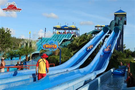 If water sports are not for you, take a break from being towed by the jet skis and head to the floating water theme park. Wet'n'Wild Water World photos by The Theme Park Guy