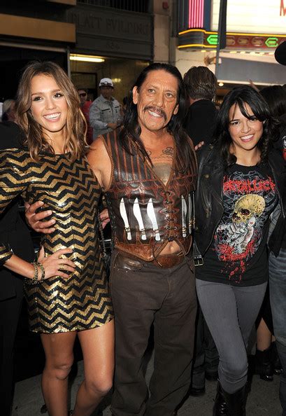 Jessica Alba Danny Trejo Michelle Rodriguez Machete Premiere