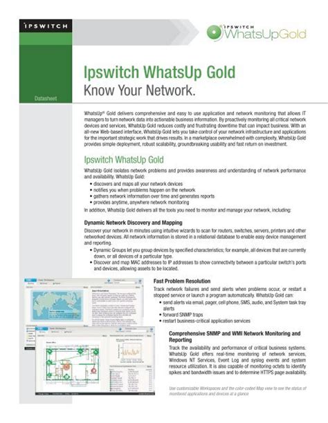 Ipswitch Whatsup Gold