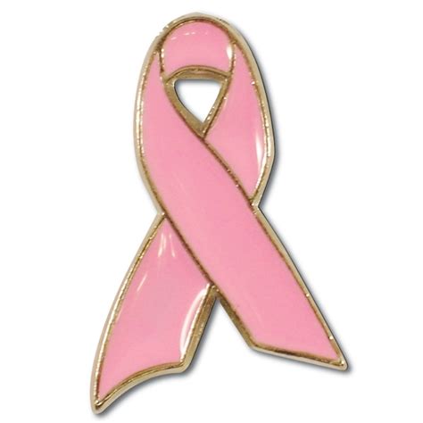 Pink Breast Cancer Awareness Ribbon Lapel Pin Item A28a