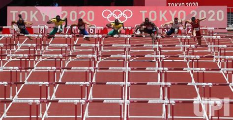 Photo Mens 110m Hurdles Finals At Tokyo Olympics Oly20210805643