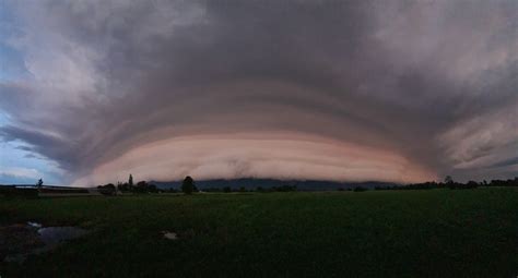 Spectacular Nighttime Shelf Cloud In Poland On July 2nd