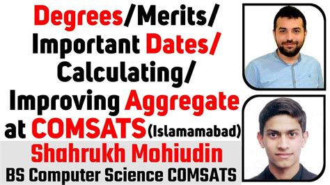 Degrees Merits Important Dates NTS Testing Calculating Improving Aggregate At COMSATS