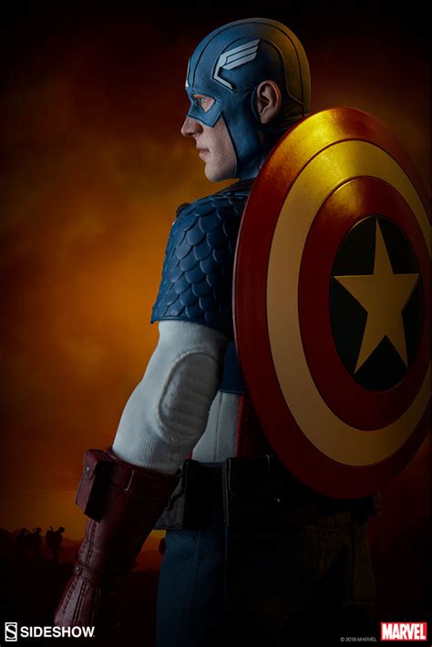 New Product Sideshow Collectibles Captain America 16 Scale Figure