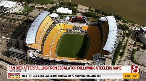 Steelers Fan Dies In Fall From Stadium Escalator Youtube