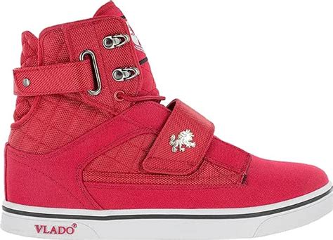Vlado Footwear Mens Atlas Ii Redwhite High Top Sneaker