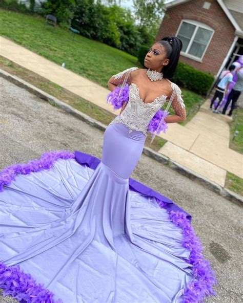pin by carrie campbell on wedding dresses in 2022 lavender prom dresses black girl prom