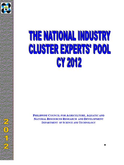 Experts Pool 2012: Philippine Council for Agriculture ...