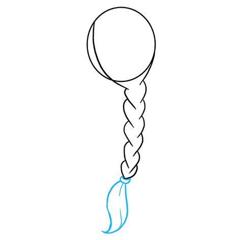 How To Draw A Braid Really Easy Drawing Tutorial
