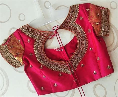 Latest Pattu Saree Blouse Back Neck Designs Trending Blouse Back Patterns For Silk Sarees
