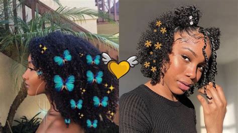 ⚡️ ️cute Curly Hairstyles Slayed Edges Compilation 2020 ️⚡️ Low Key
