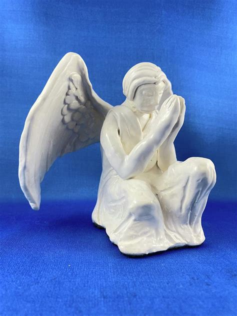 Praying Angel Ceramic Art By Bob Dann Fine Art America
