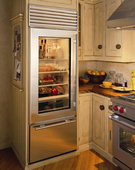 Vignette design: glass door refrigerators