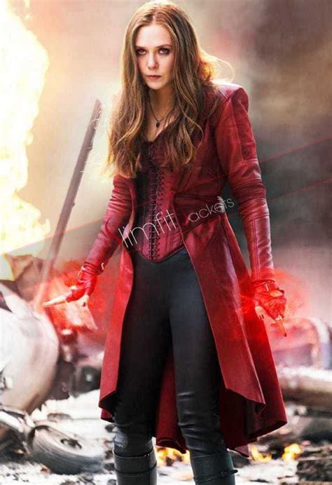 Elizabeth Olsen Scarlet Witch Age Of Ultron Jacket