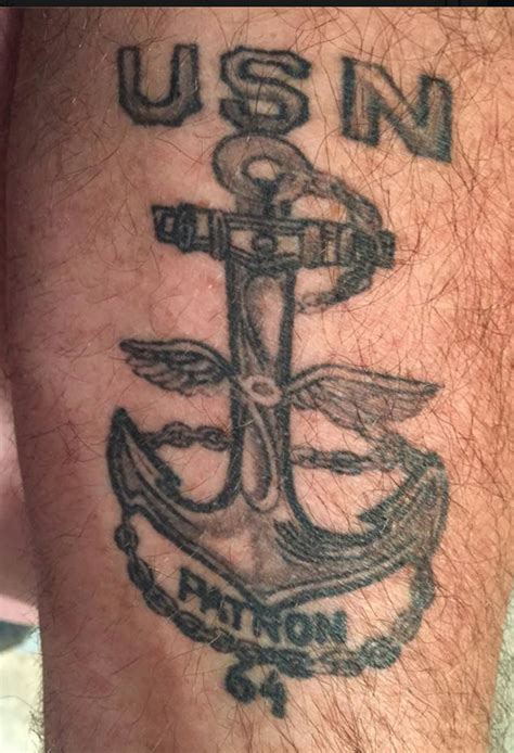 Navy Tattoo From The Us Navy Veterans Group On Facebook 등 문신 사랑 문신 문신