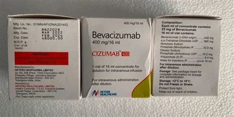 Roche Products India Pvt Ltd Bevacizumab 400 Mg At Rs 800 In Nagpur