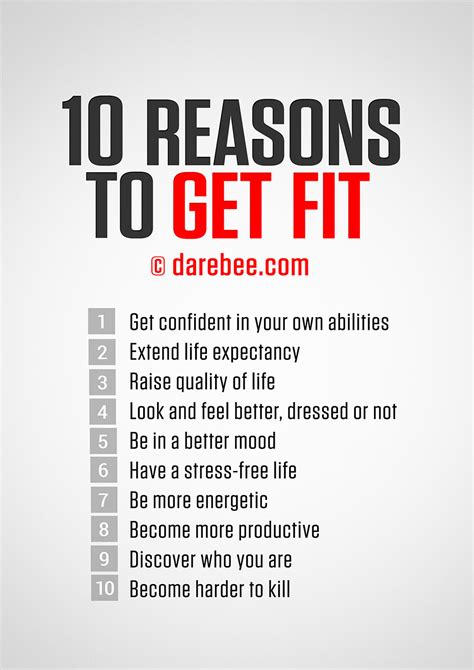 10 reasons to get fit