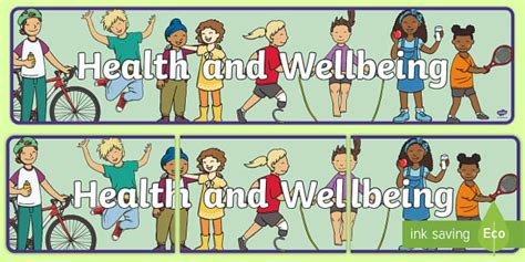 👉 Health And Well Being Banner Mindfulness Displays