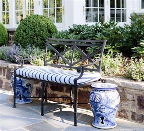 Chinoiserie Chic Blue And White Chinoiserie Outdoors